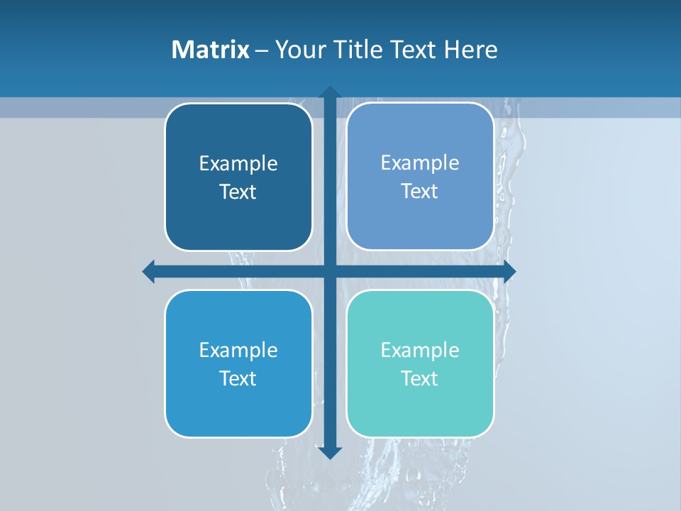 Wave Water Shot PowerPoint Template