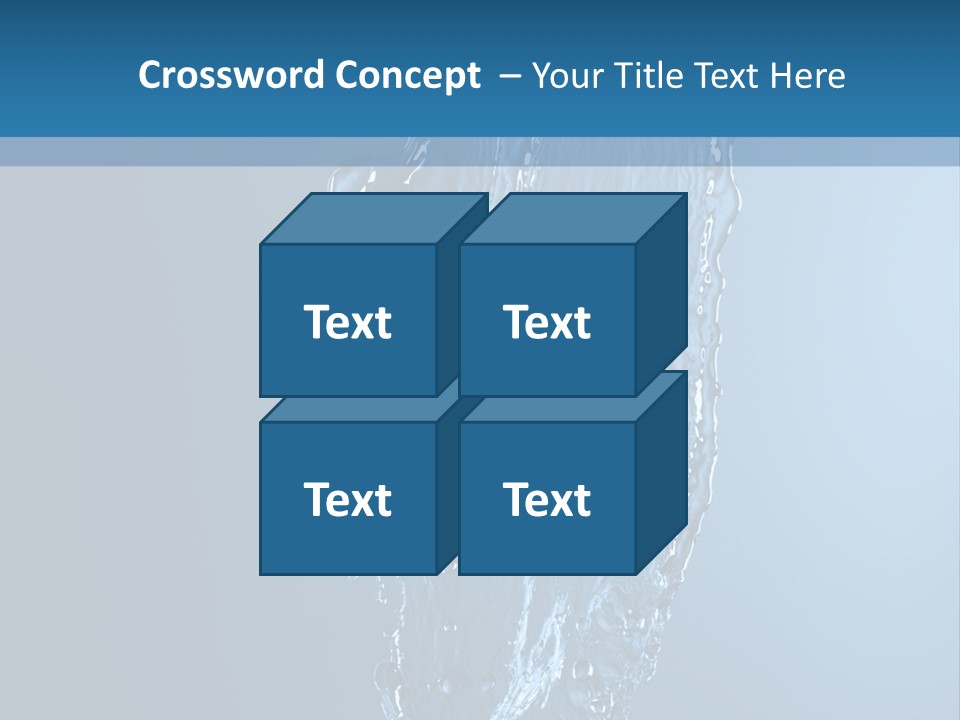 Wave Water Shot PowerPoint Template