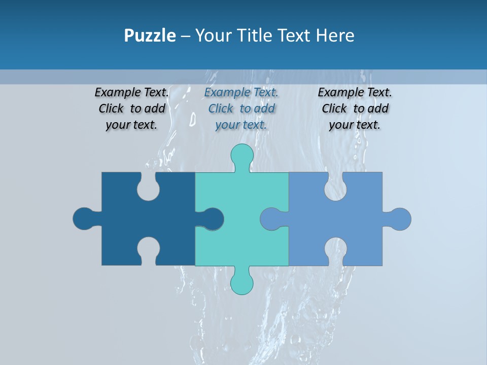 Wave Water Shot PowerPoint Template