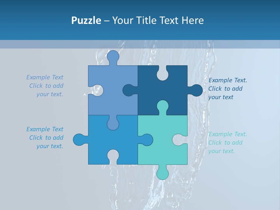 Wave Water Shot PowerPoint Template