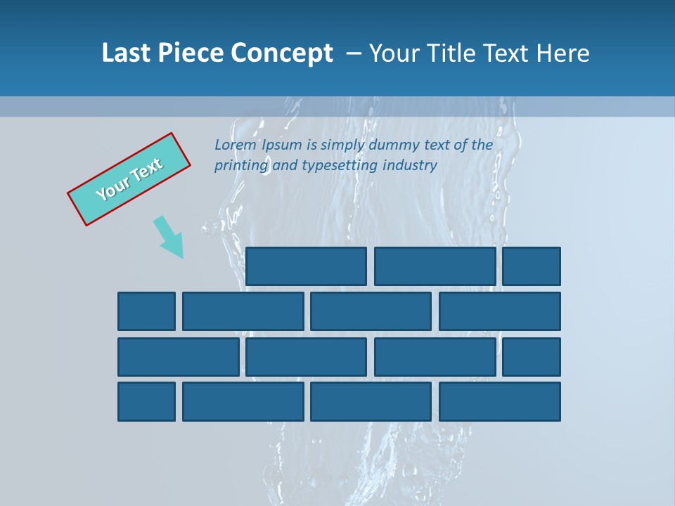 Wave Water Shot PowerPoint Template