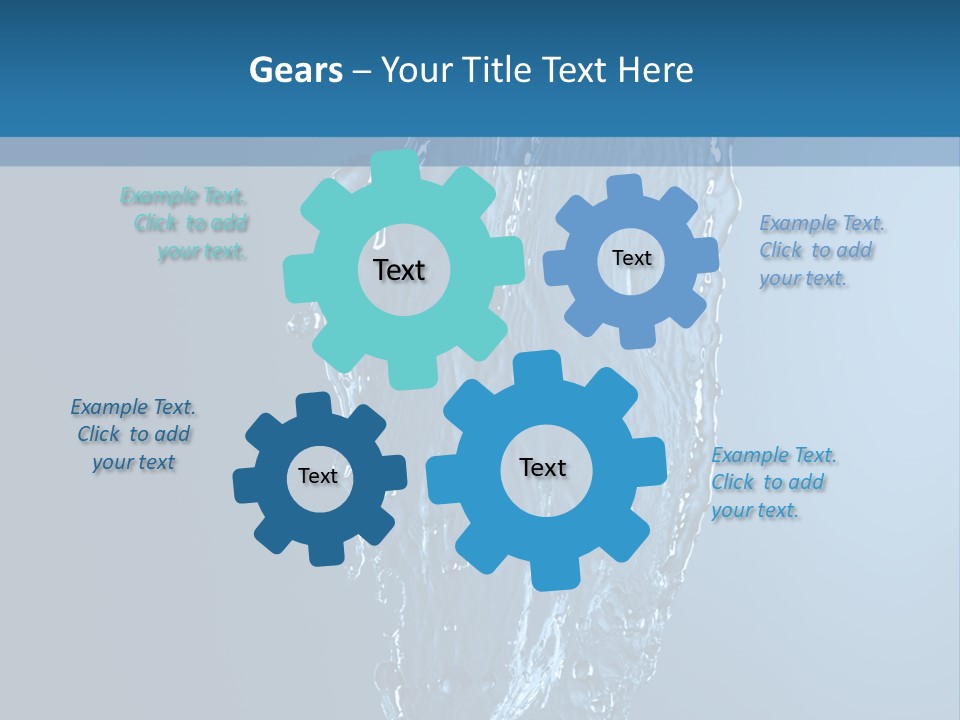 Wave Water Shot PowerPoint Template