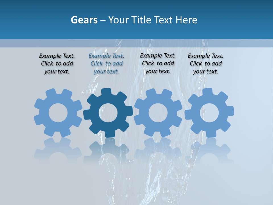 Wave Water Shot PowerPoint Template