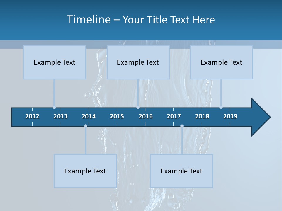 Wave Water Shot PowerPoint Template