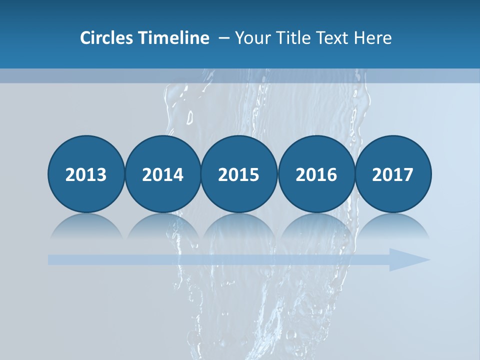 Wave Water Shot PowerPoint Template