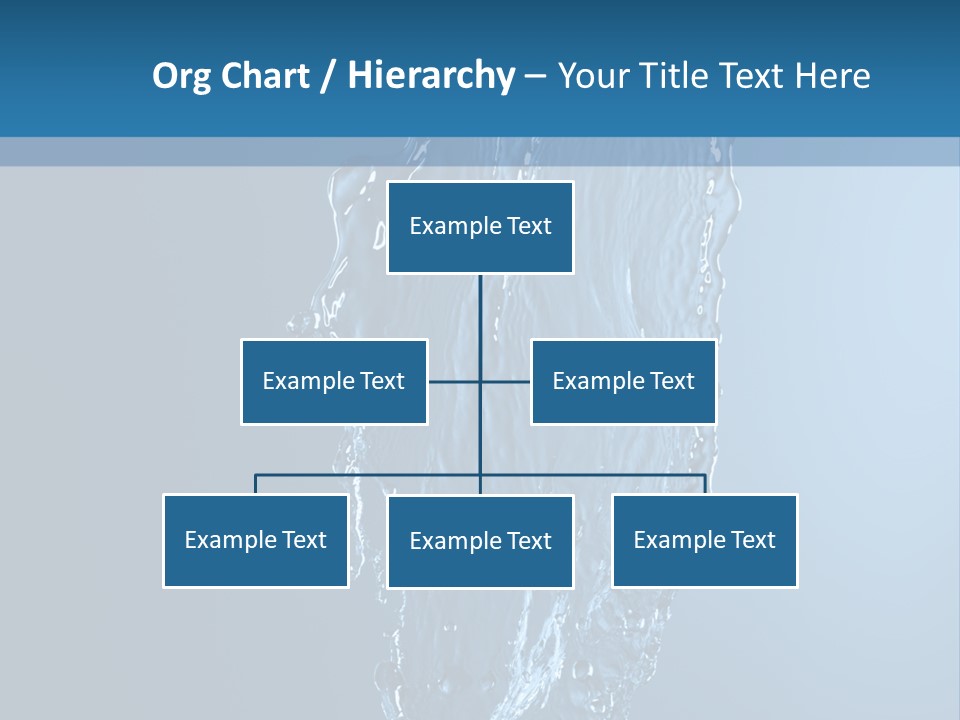 Wave Water Shot PowerPoint Template