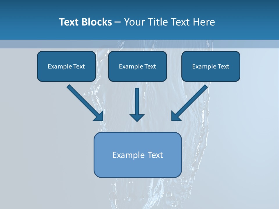 Wave Water Shot PowerPoint Template