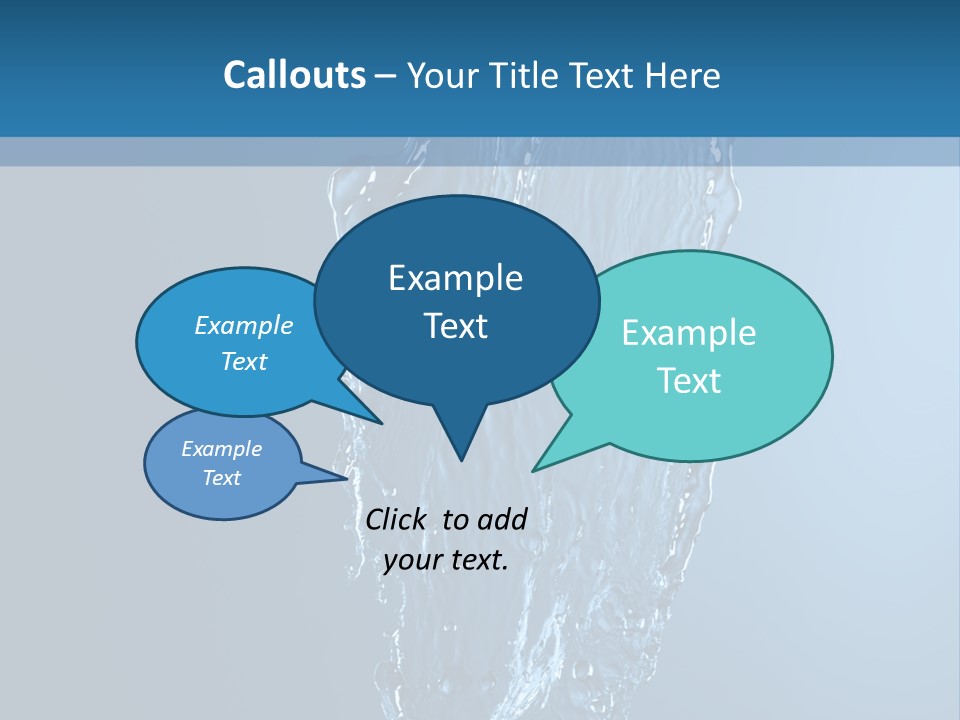 Wave Water Shot PowerPoint Template