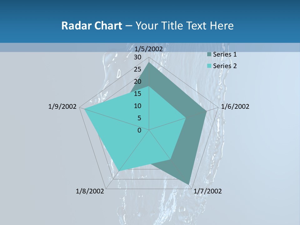 Wave Water Shot PowerPoint Template