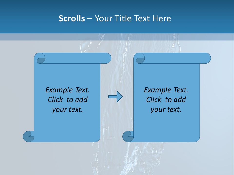 Wave Water Shot PowerPoint Template