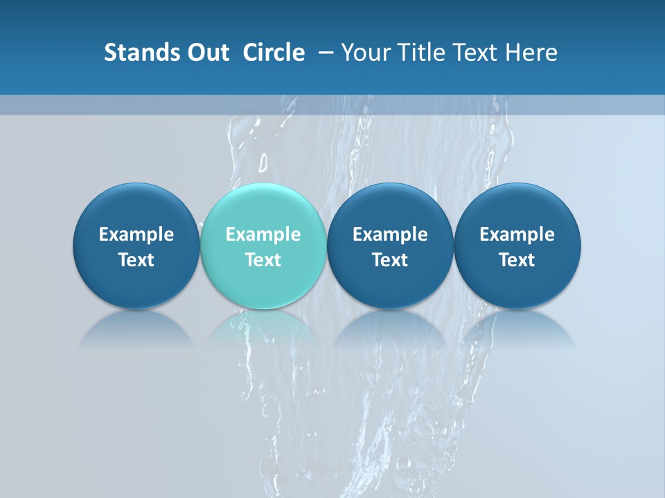 Wave Water Shot PowerPoint Template