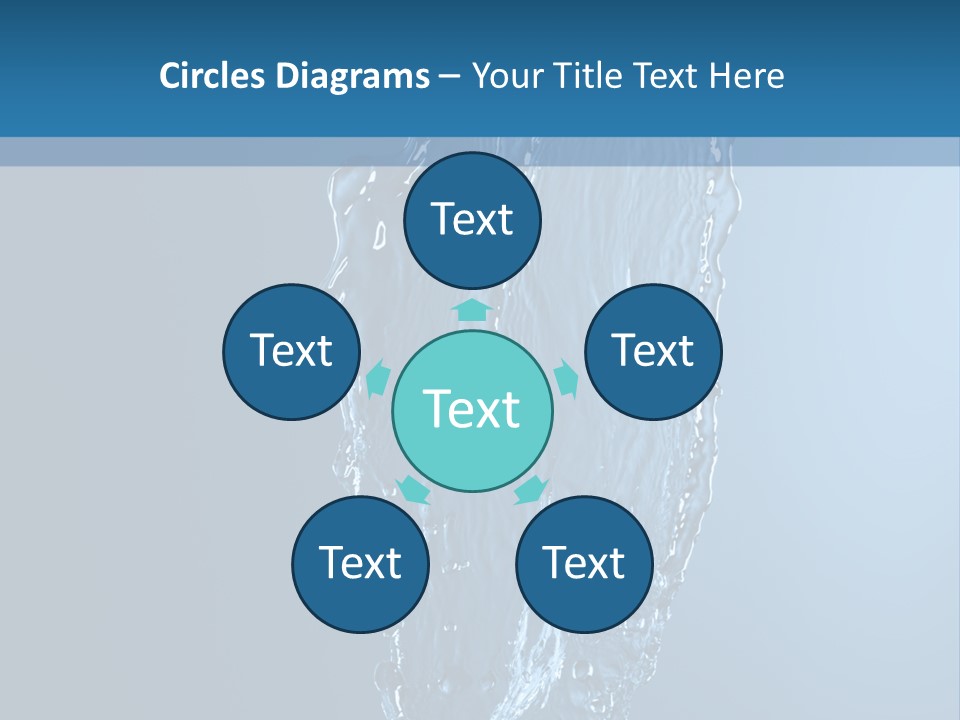 Wave Water Shot PowerPoint Template