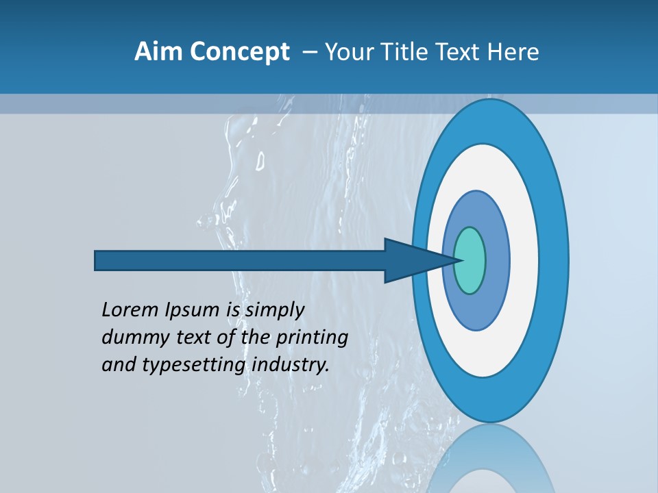 Wave Water Shot PowerPoint Template