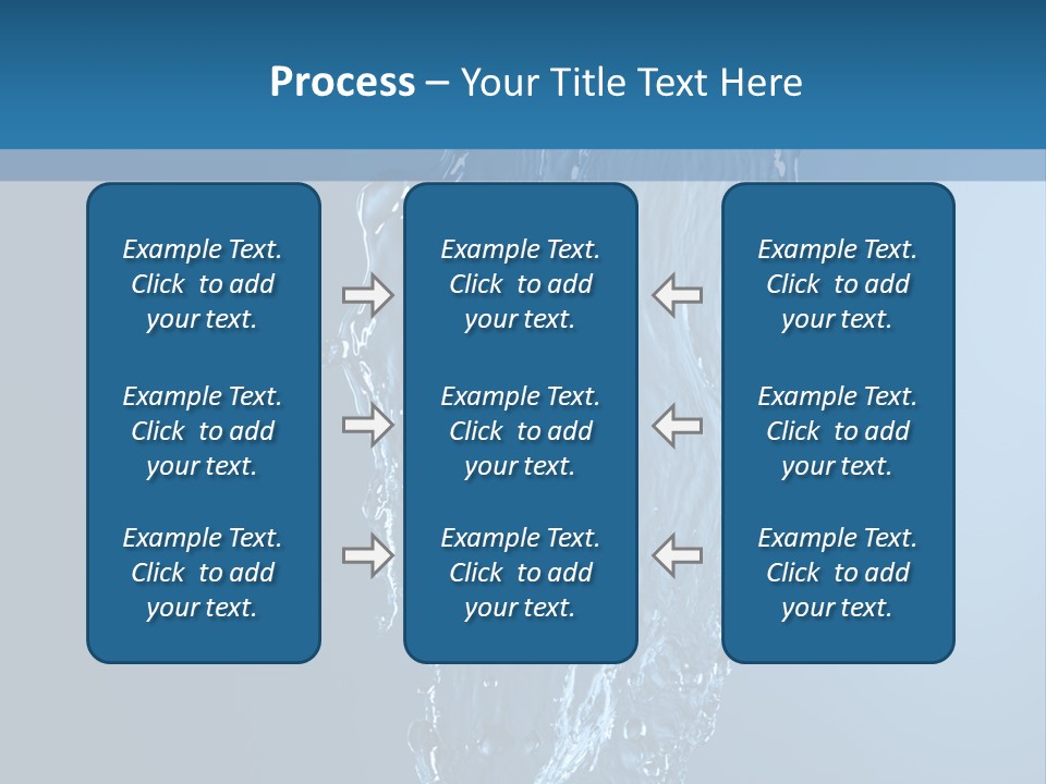 Wave Water Shot PowerPoint Template