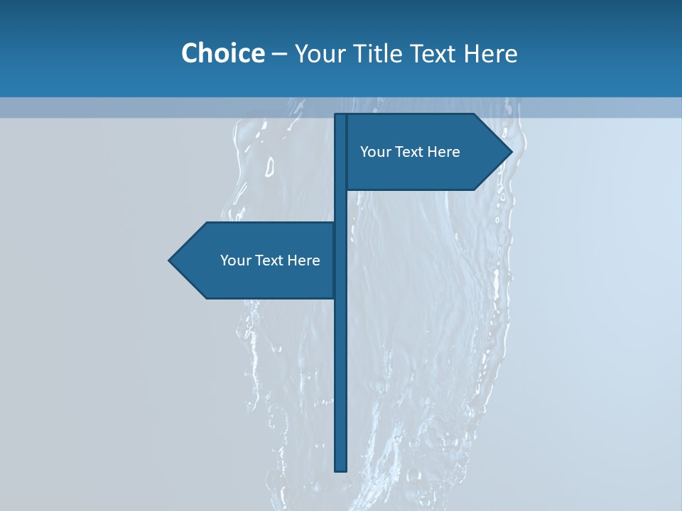 Wave Water Shot PowerPoint Template