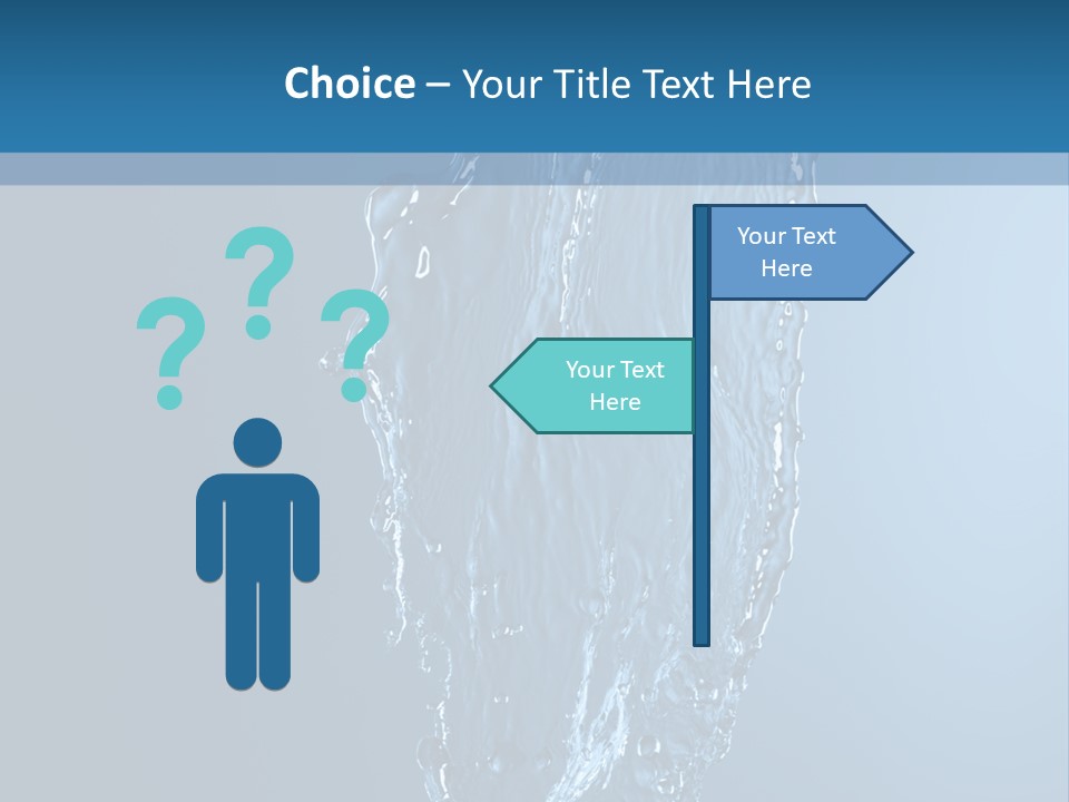Wave Water Shot PowerPoint Template