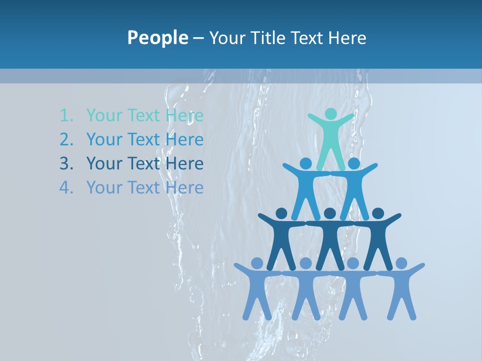 Wave Water Shot PowerPoint Template