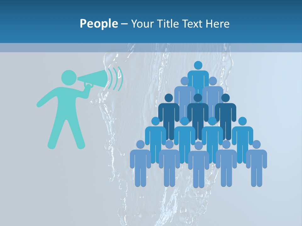 Wave Water Shot PowerPoint Template