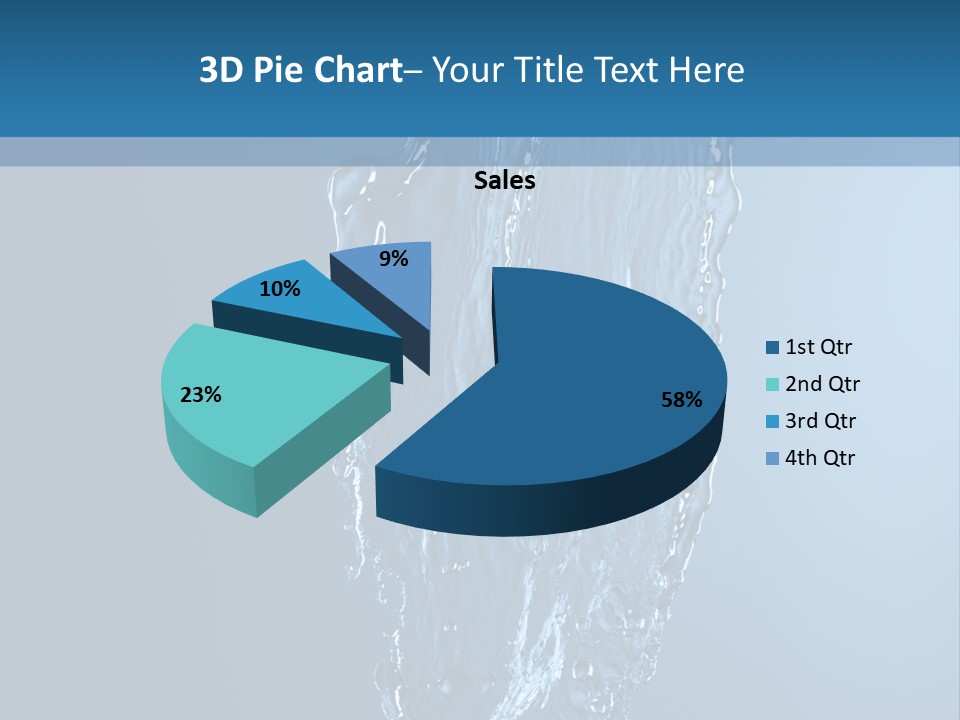 Wave Water Shot PowerPoint Template