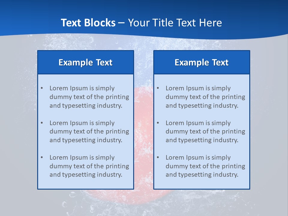 Fruit Water PowerPoint Template