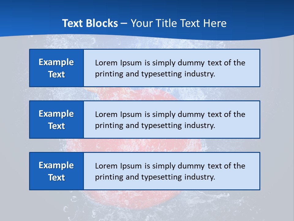 Fruit Water PowerPoint Template