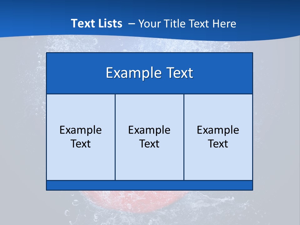 Fruit Water PowerPoint Template