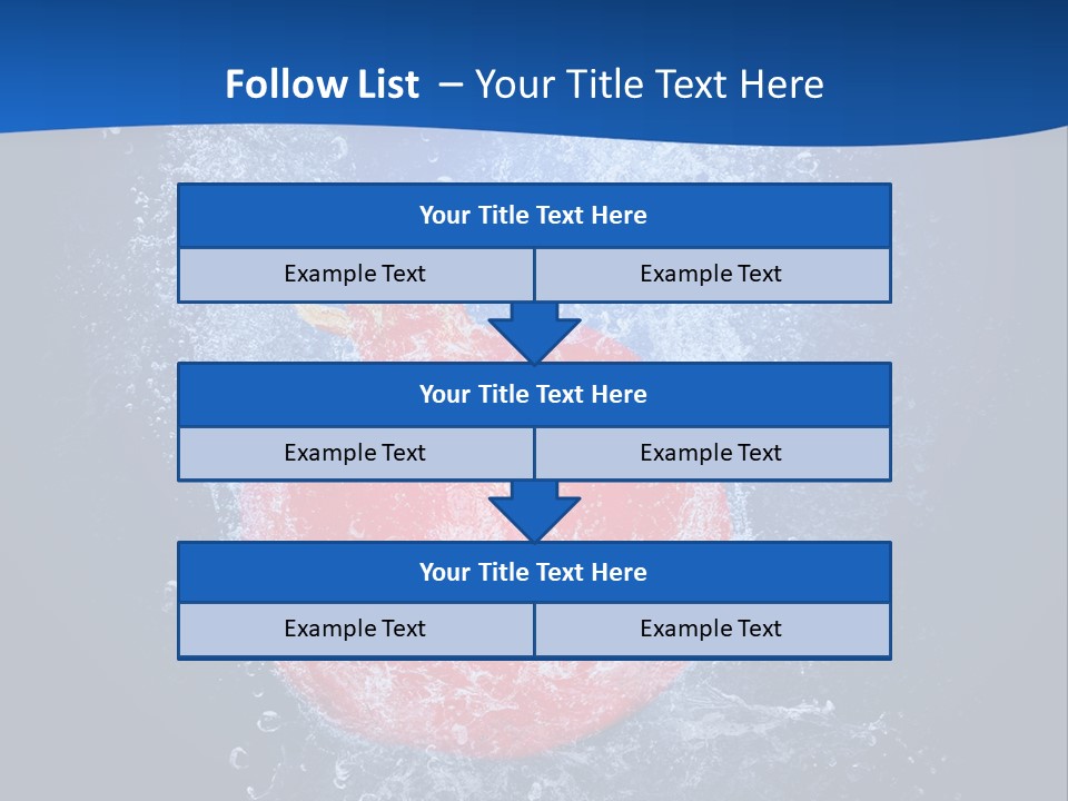 Fruit Water PowerPoint Template