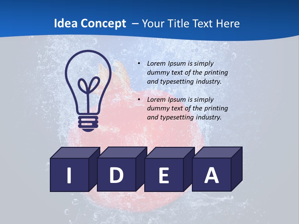 Fruit Water PowerPoint Template