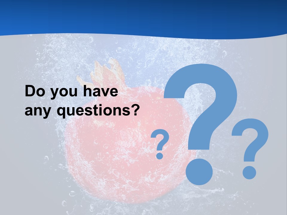 Fruit Water PowerPoint Template