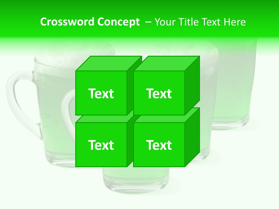 Liquid Isolated Ale PowerPoint Template