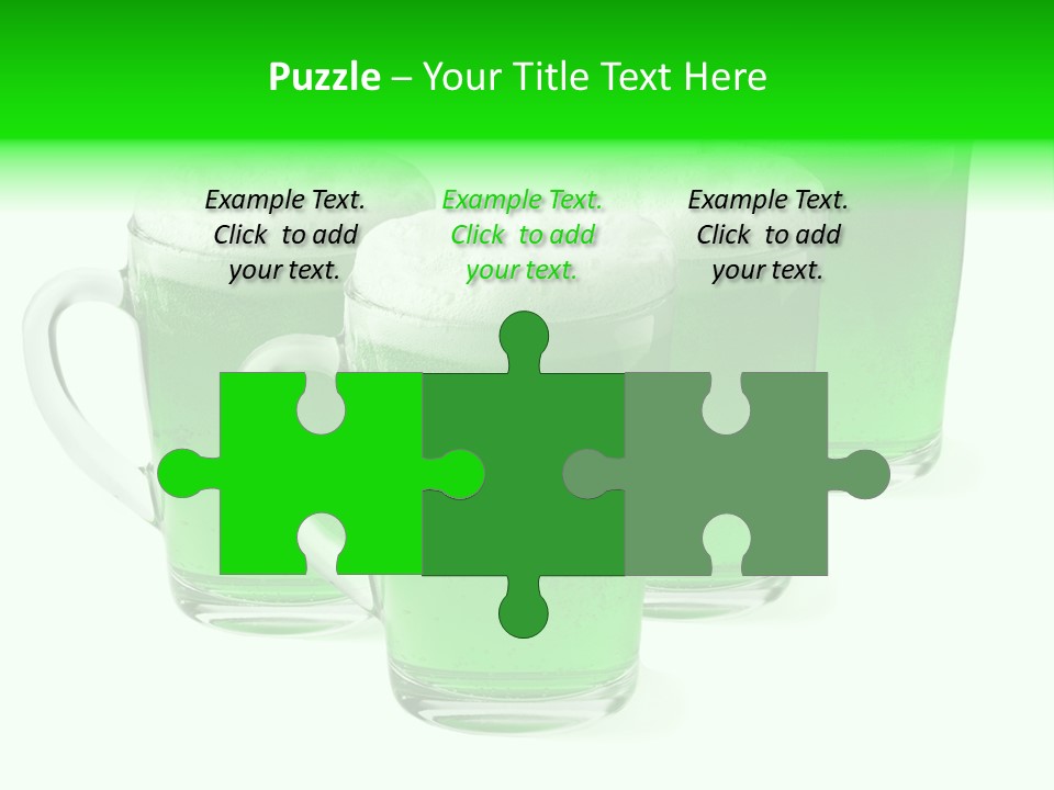 Liquid Isolated Ale PowerPoint Template