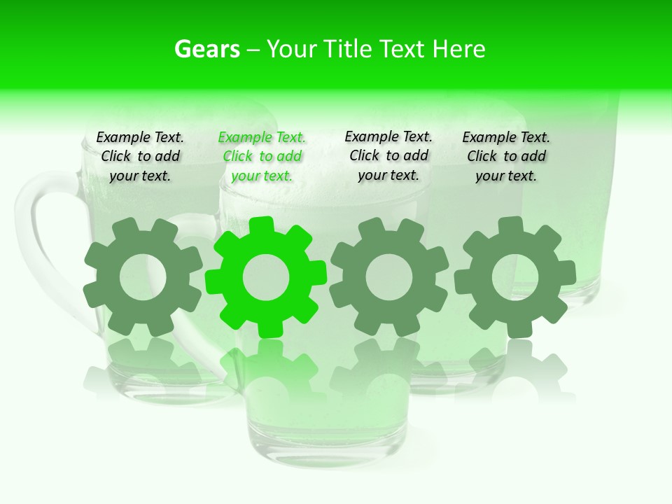 Liquid Isolated Ale PowerPoint Template