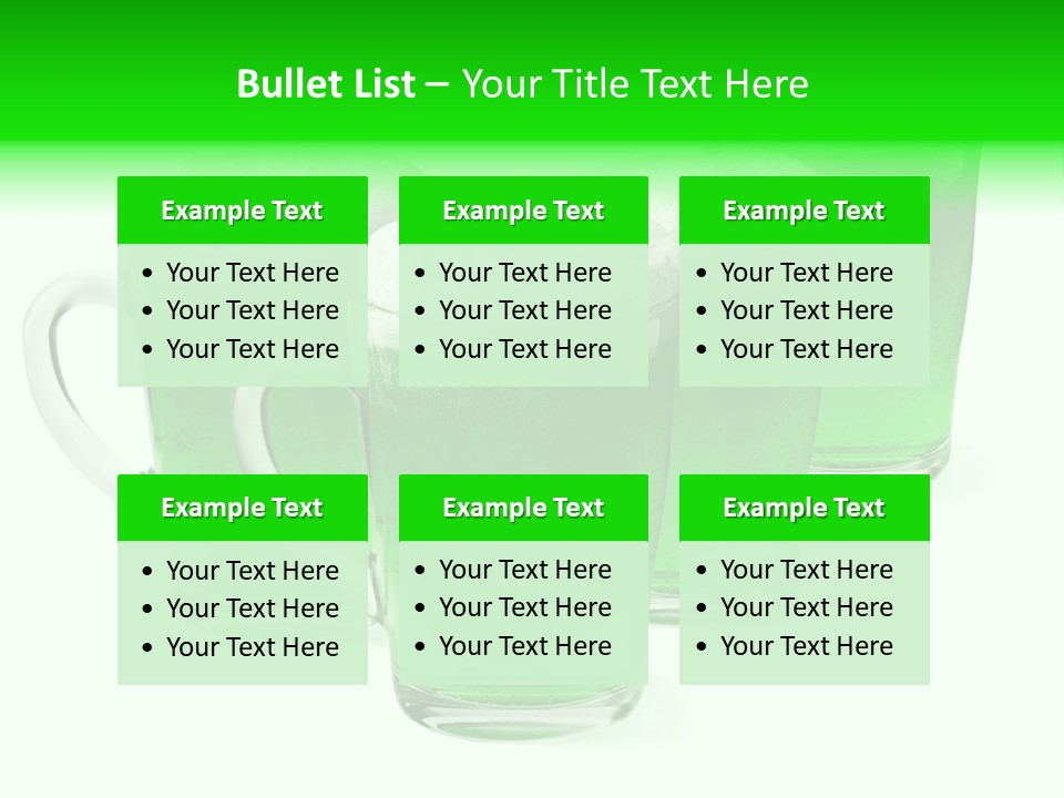 Liquid Isolated Ale PowerPoint Template