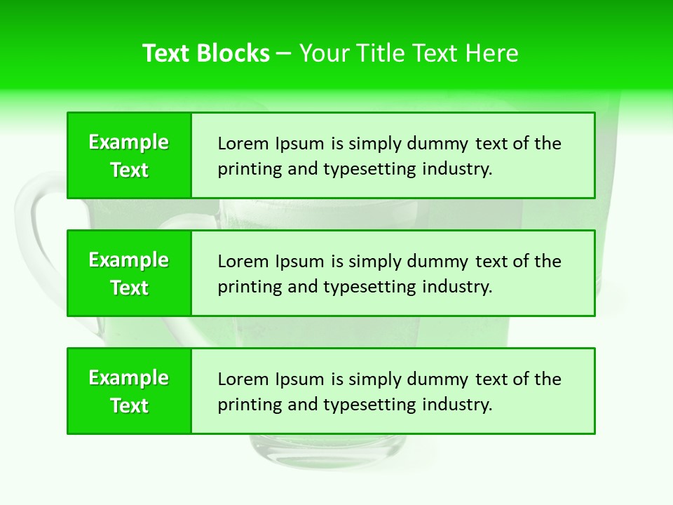 Liquid Isolated Ale PowerPoint Template