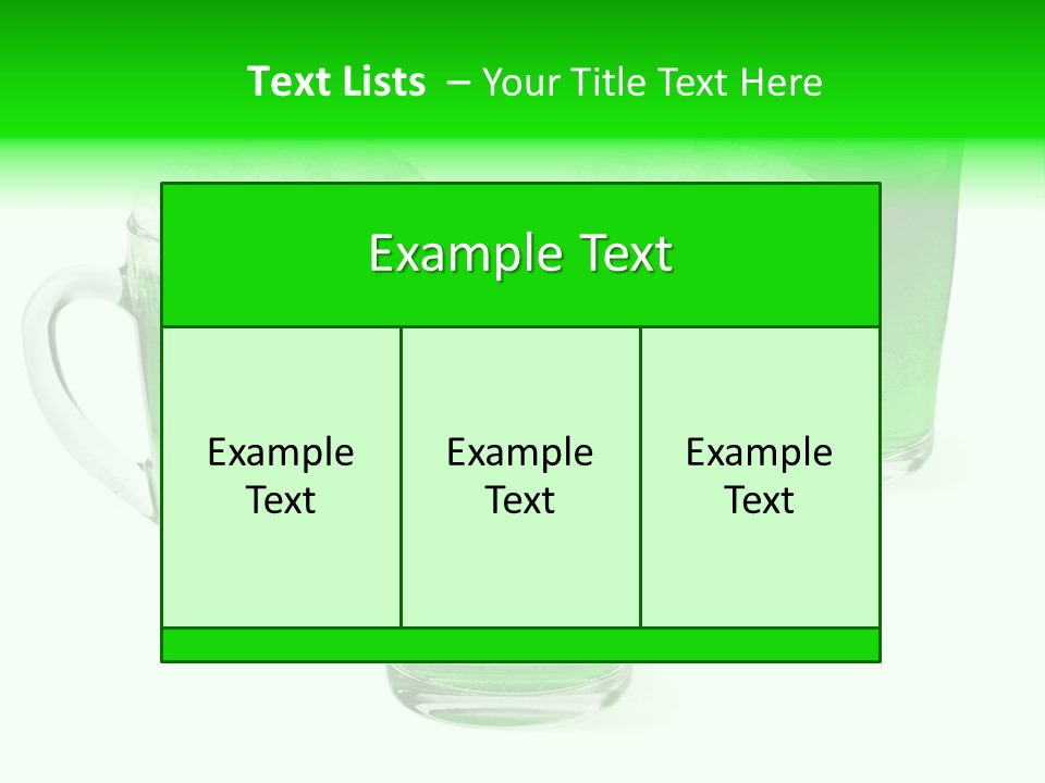 Liquid Isolated Ale PowerPoint Template
