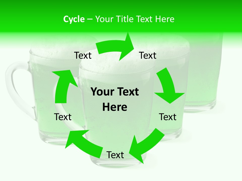 Liquid Isolated Ale PowerPoint Template