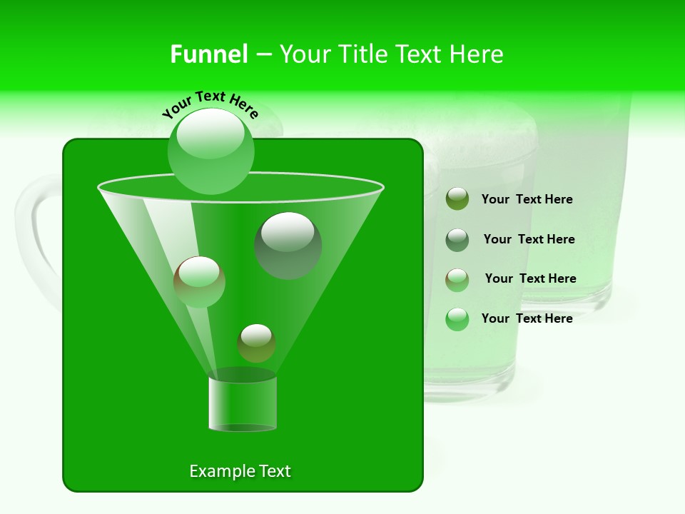 Liquid Isolated Ale PowerPoint Template