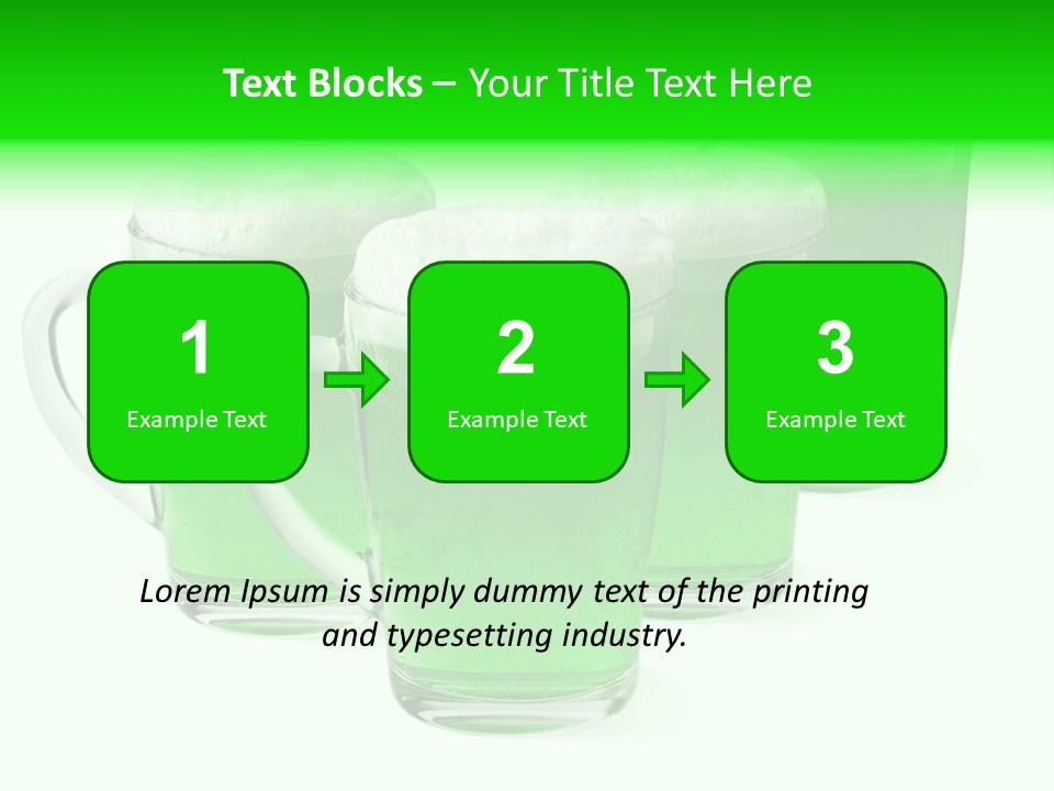 Liquid Isolated Ale PowerPoint Template