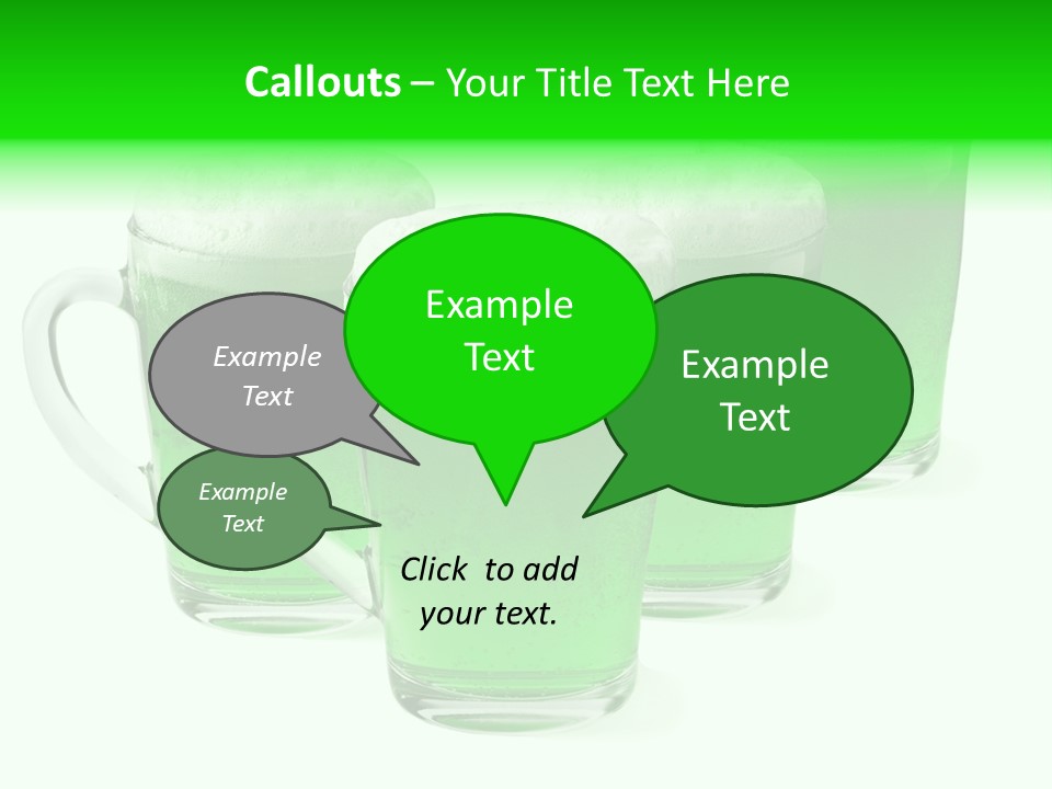 Liquid Isolated Ale PowerPoint Template