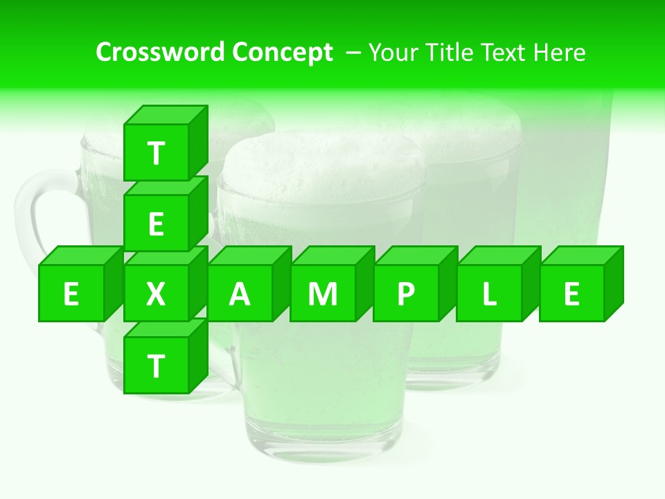 Liquid Isolated Ale PowerPoint Template