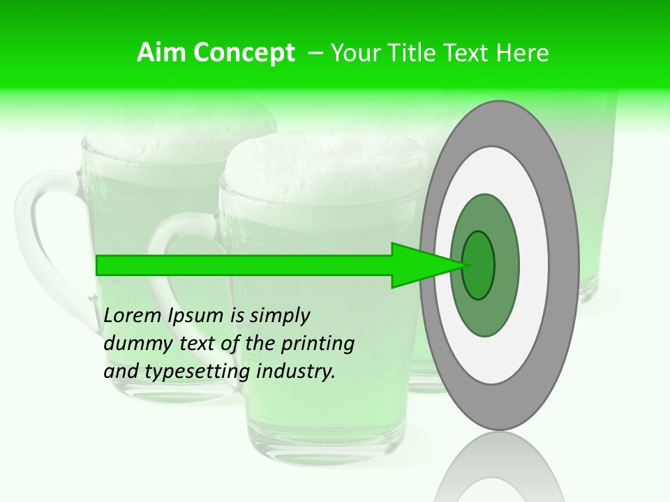 Liquid Isolated Ale PowerPoint Template