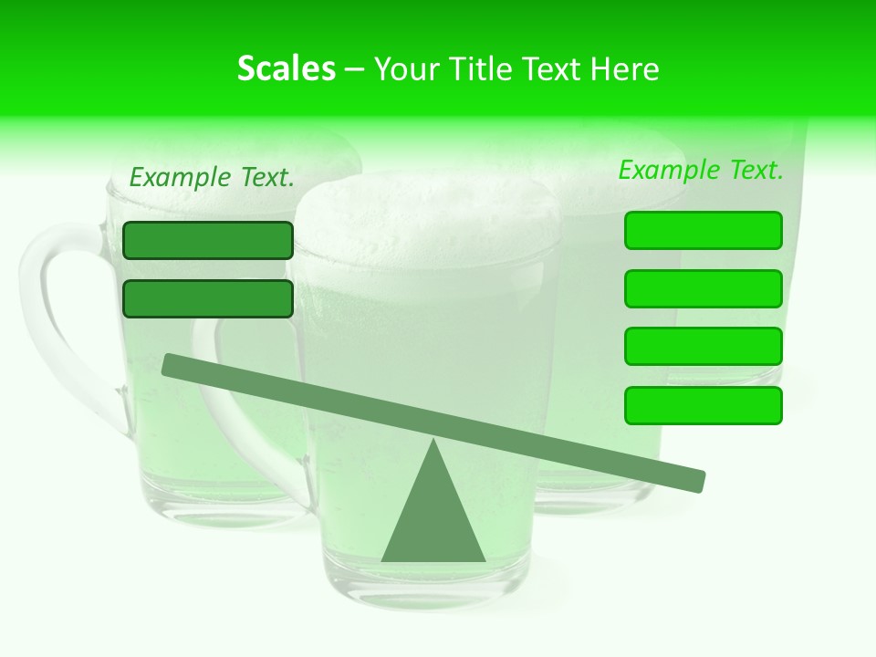 Liquid Isolated Ale PowerPoint Template