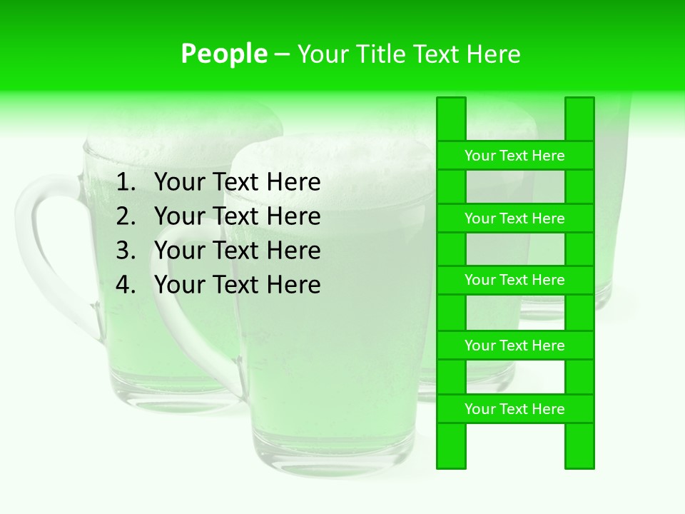 Liquid Isolated Ale PowerPoint Template