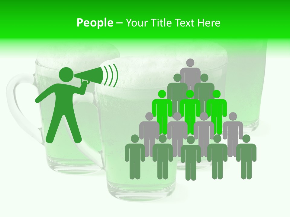 Liquid Isolated Ale PowerPoint Template