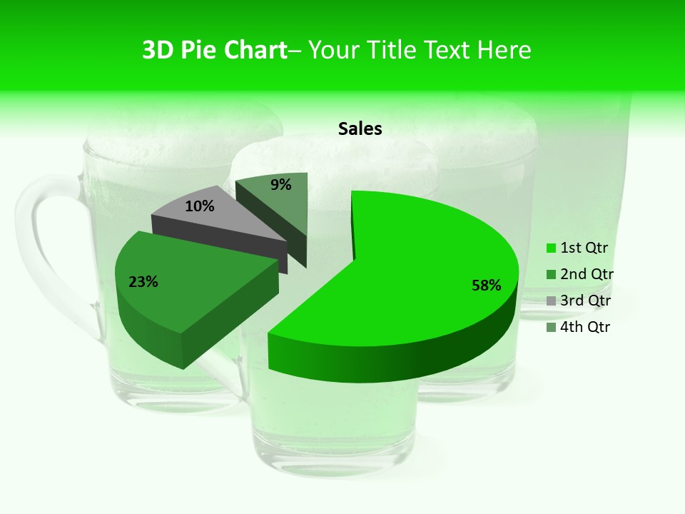 Liquid Isolated Ale PowerPoint Template