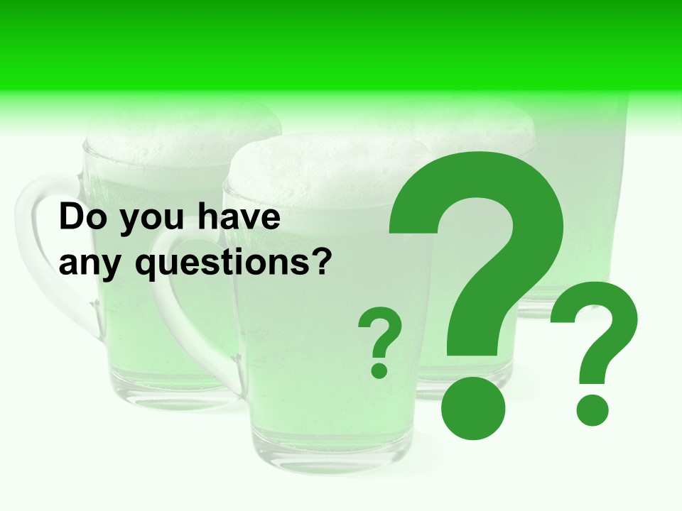 Liquid Isolated Ale PowerPoint Template