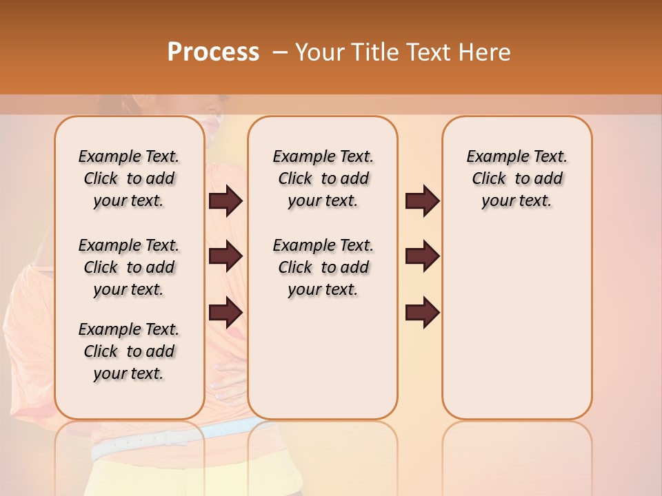Naranja Accesorios PowerPoint Template
