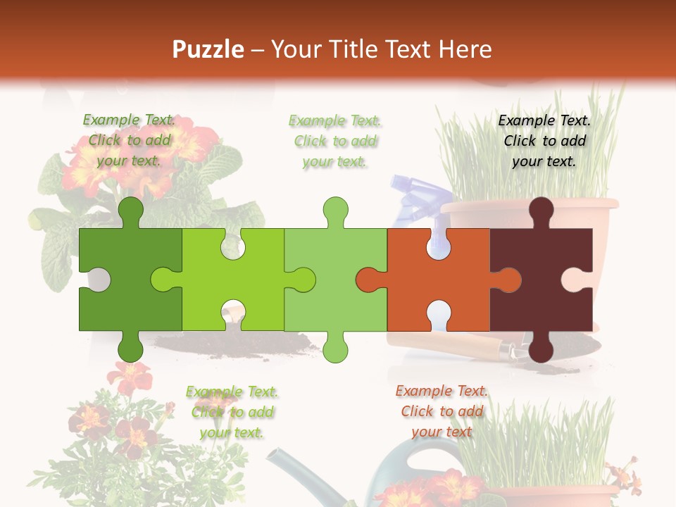 Flowers Pot PowerPoint Template