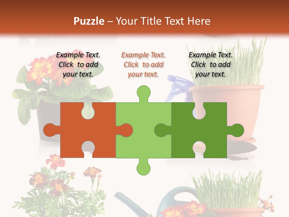 Flowers Pot PowerPoint Template