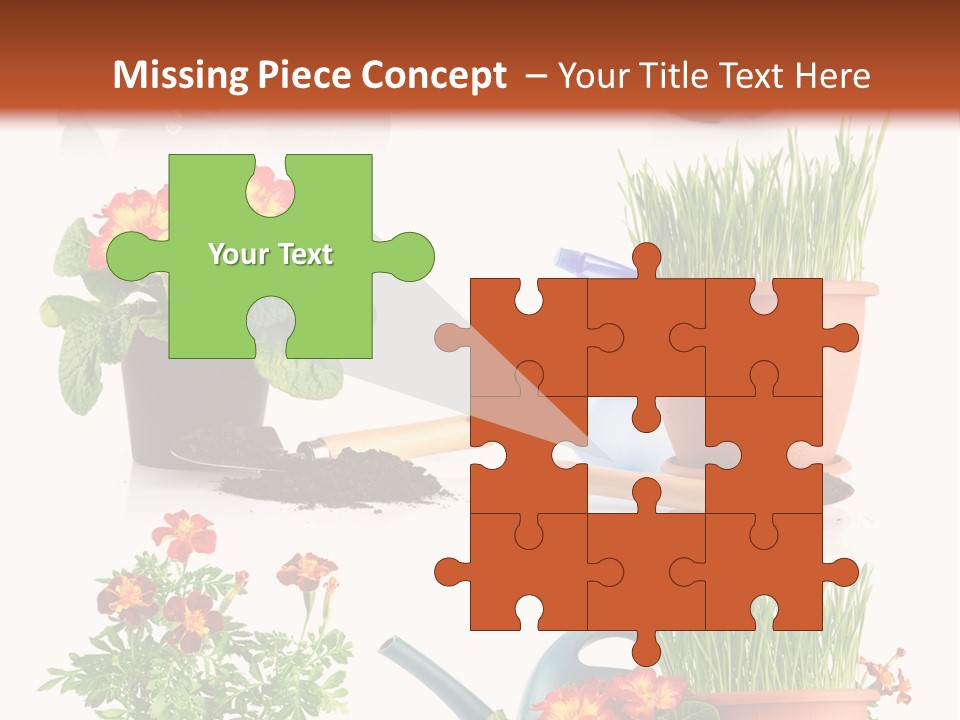 Flowers Pot PowerPoint Template